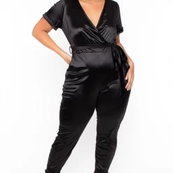 Curvy Sense Party Shop Plus Size Ariel Jumpsuit - Black