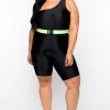 Curvy Sense Party Jumpsuilts Plus Size Totally Rad Bodycon Romper - Black 1 Curvy Sense Party Jumpsuilts Plus Size Totally Rad Bodycon Romper - Black
