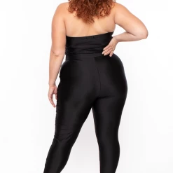 Curvy Sense Plus Size Necklace Halter Jumpsuit - Black Party Jumpsuilts 13 Curvy Sense Plus Size Necklace Halter Jumpsuit - Black Party Jumpsuilts