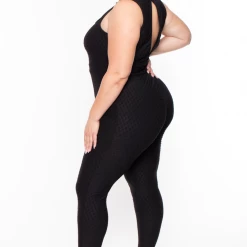 Curvy Sense Plus Size Renley Jumpsuit - Black Party Jumpsuilts