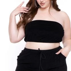 Curvy Sense Plus Size Abbey 3 Piece Matching Set - Black 9 Curvy Sense Plus Size Abbey 3 Piece Matching Set - Black