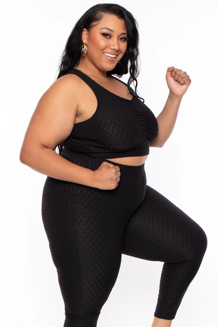 Curvy Sense Plus Size Emme Matching Set - Black 6 Curvy Sense Plus Size Emme Matching Set - Black