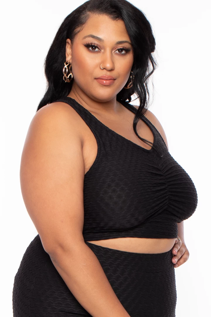 Curvy Sense Plus Size Emme Matching Set - Black 5 Curvy Sense Plus Size Emme Matching Set - Black