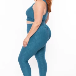 Curvy Sense Matching Sets Plus Size Emme Matching Set - Teal