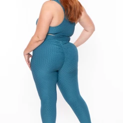 Curvy Sense Matching Sets Plus Size Emme Matching Set - Teal