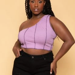 Diamante New Arrivals Plus Size Cori Denim Shorts - Black