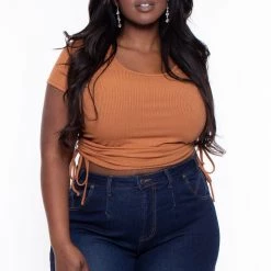 DIAMANTE Plus Size Sera Jogger Jeans- Blue