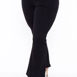 Plus Size Dollhouse Jackie Flare Jeans - Black