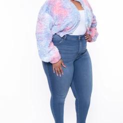 Jeans Plus Size Dollhouse Christina Push Up Jean - Medium Wash