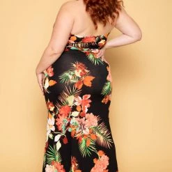 Gibiu Plus Size Blair Halter Maxi Dress - Black New Arrivals 9 Gibiu Plus Size Blair Halter Maxi Dress - Black New Arrivals