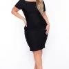Haute Monde Plus Size Cordelia Dress- Black Little Black Styles