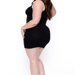 Haute Monde Plus Size Rachel Cami Dress - Black