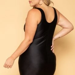 Haute Monde New Arrivals Plus Size That's My Type Bodycon Dress- Black