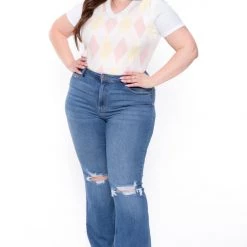 Haute Monde Plus Size Camille Sweater Vest- Cream Tops 11 Haute Monde Plus Size Camille Sweater Vest- Cream Tops