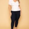 Haute Monde Plus Size Daphne Argyle Top - Blush