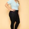 Haute Monde Plus Size Margot Wrap Top- Seafoam New Arrivals