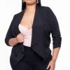 Sky Plus Plus Size Kalila Blazer - Black