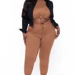 Sky Plus Plus Size Josilyn Denim Jacket - Black Outerwear 8 Sky Plus Plus Size Josilyn Denim Jacket - Black Outerwear