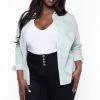 Sky Plus Tops Plus Size Boss Babe Top- Sage 1 Sky Plus Tops Plus Size Boss Babe Top- Sage