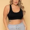 Smile Intimates Plus Size Flex Sports Bra 2 Pack- Black/Grey New Arrivals