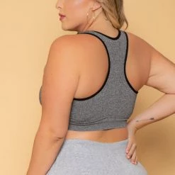 Smile Intimates Plus Size Flex Sports Bra 2 Pack- Black/Grey New Arrivals