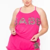 Smile Lingerie Plus Size Lara Babe Pajama Set - Pink
