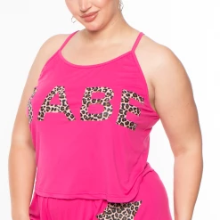 Smile Lingerie Plus Size Lara Babe Pajama Set - Pink