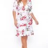 SOLID Plus Size Rosie Ruffle Dress - Ivory