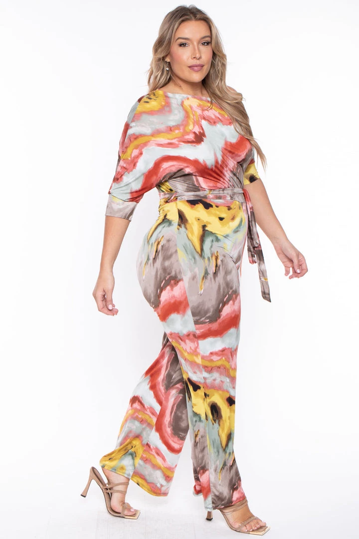 SOLID Party Jumpsuilts Plus Size Jania Abstract Jumpsuit - Mustard 6 SOLID Party Jumpsuilts Plus Size Jania Abstract Jumpsuit - Mustard