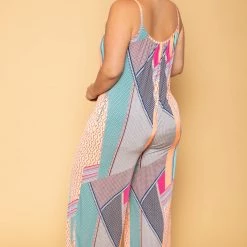 SOLID Plus Size Shani Abstract Jumpsuit - Orange New Arrivals 10 SOLID Plus Size Shani Abstract Jumpsuit - Orange New Arrivals