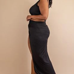 The Curve La Plus Size Kristin Matching Skirt Set - Black New Arrivals
