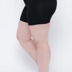 Uni Active Mopas Plus Size High Waist Bicycle Shorts - Black Bottoms