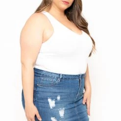 Wax Jean Jeans Plus Size Distressed Denim Mini Skirt - Medium Wash