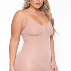 XIAMEN HEXININTERNATIONAL Intimates Plus Size Snatched Shapewear- Nude