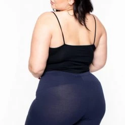 Zenana Bottoms Plus Size Basic Biker Shorts - Navy