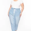Zenana Plus Size Jaina Denim Pants- Light Wash Sale