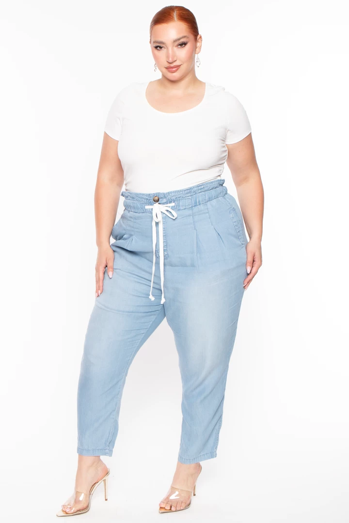 Zenana Plus Size Jaina Denim Pants- Light Wash Sale 5 Zenana Plus Size Jaina Denim Pants- Light Wash Sale