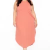 Zenana Plus Size Tank Maxi T-Shirt Dress - Ash Rose Dresses
