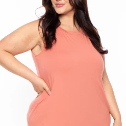 Zenana Plus Size Tank Maxi T-Shirt Dress - Ash Rose Dresses