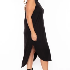 Zenana Dresses Plus Size Tank Maxi T-Shirt Dress - Black 11 Zenana Dresses Plus Size Tank Maxi T-Shirt Dress - Black
