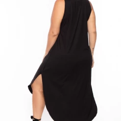 Zenana Dresses Plus Size Tank Maxi T-Shirt Dress - Black 13 Zenana Dresses Plus Size Tank Maxi T-Shirt Dress - Black