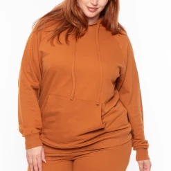 Zenana Matching Sets Plus Size Annie Cozy Hoodie Set - Rust 9 Zenana Matching Sets Plus Size Annie Cozy Hoodie Set - Rust