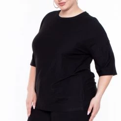 Zenana Plus Size Dee Lounge Set- Black Sets