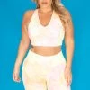 Zenana Plus Size Gabi Tie Dye Biker Shorts Set - Neon Pink New Arrivals