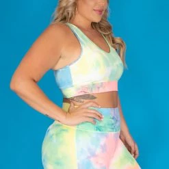 Zenana Plus Size Terri Tie Dye Legging Set - Neon Green New Arrivals